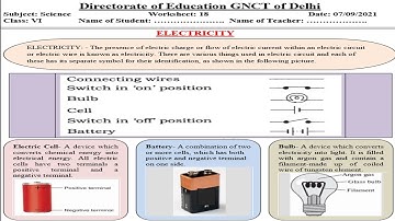 Science Worksheet 18 Class 6 (7/9/2021) English Medium | Worksheet 18 Science Class 6 | Answers |