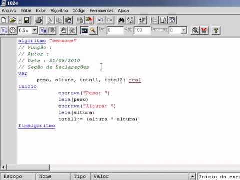 Cálculo de IMC em Logica de Programação - YouTube