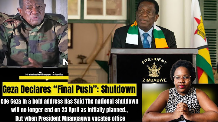 Zimbabwe Protests  22-23 April 2025 | Blessed Geza Calls For Another National shutdown