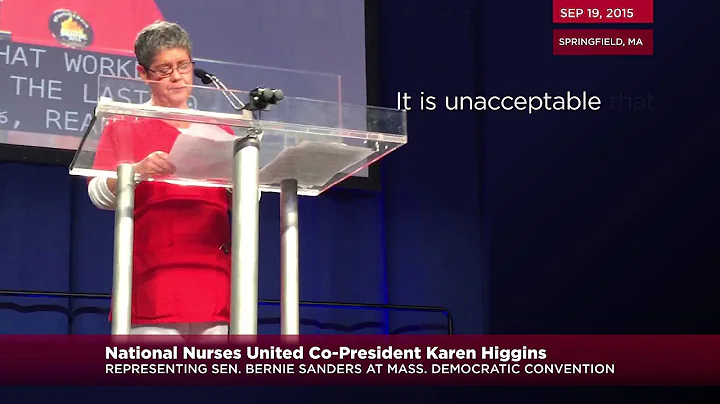 Corporate Greed: RN Karen Higgins Speaks for Berni...