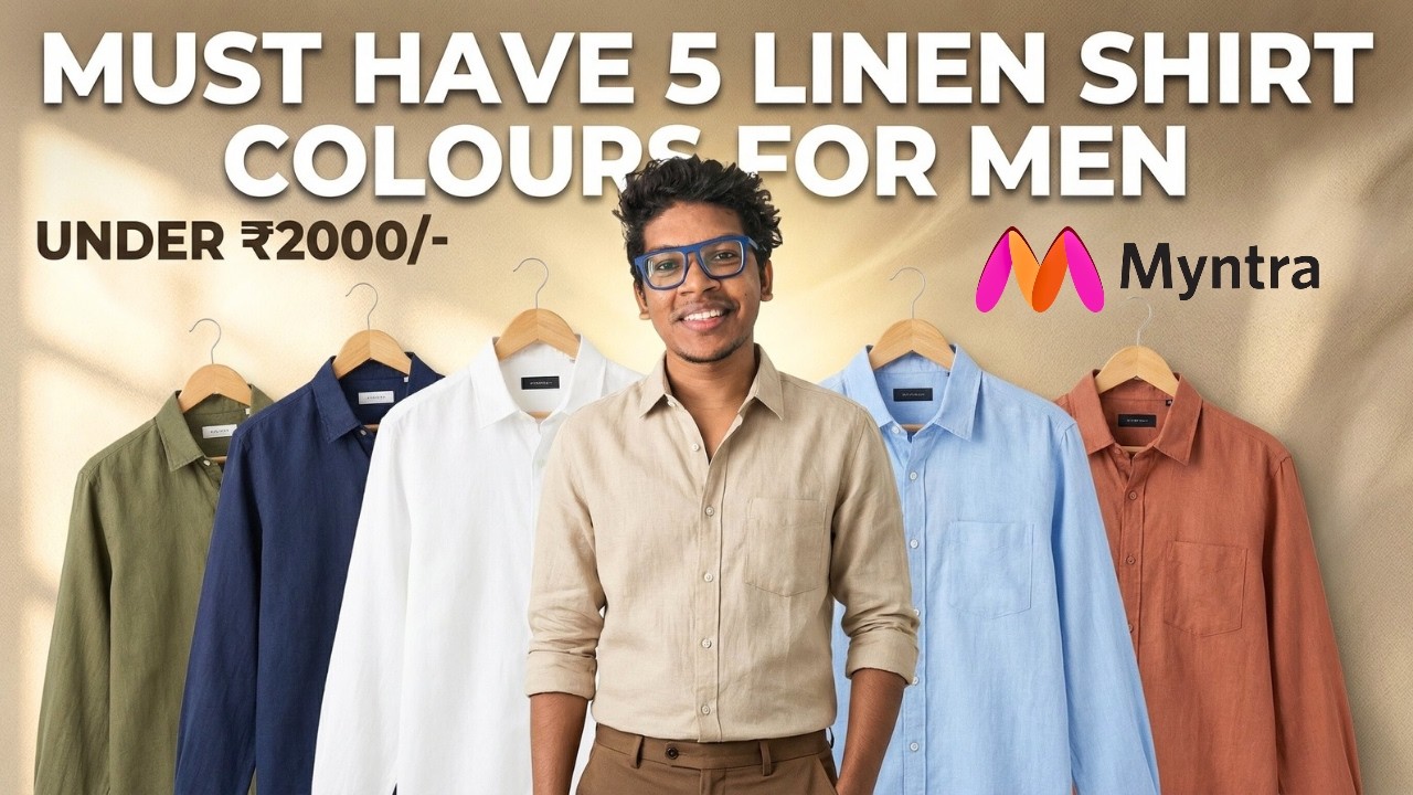 5 Linen Shirts Every Man Needs for Summer | Myntra | Raw Fashion Code | Naveen