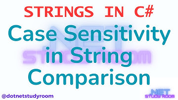 Case Sensitivity in String Comparison