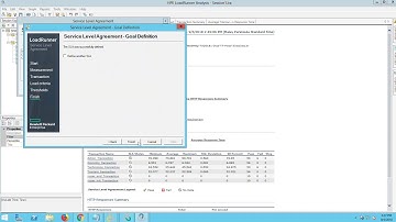 LoadRunner Analysis - add SLA rule to the Tableau Server test result