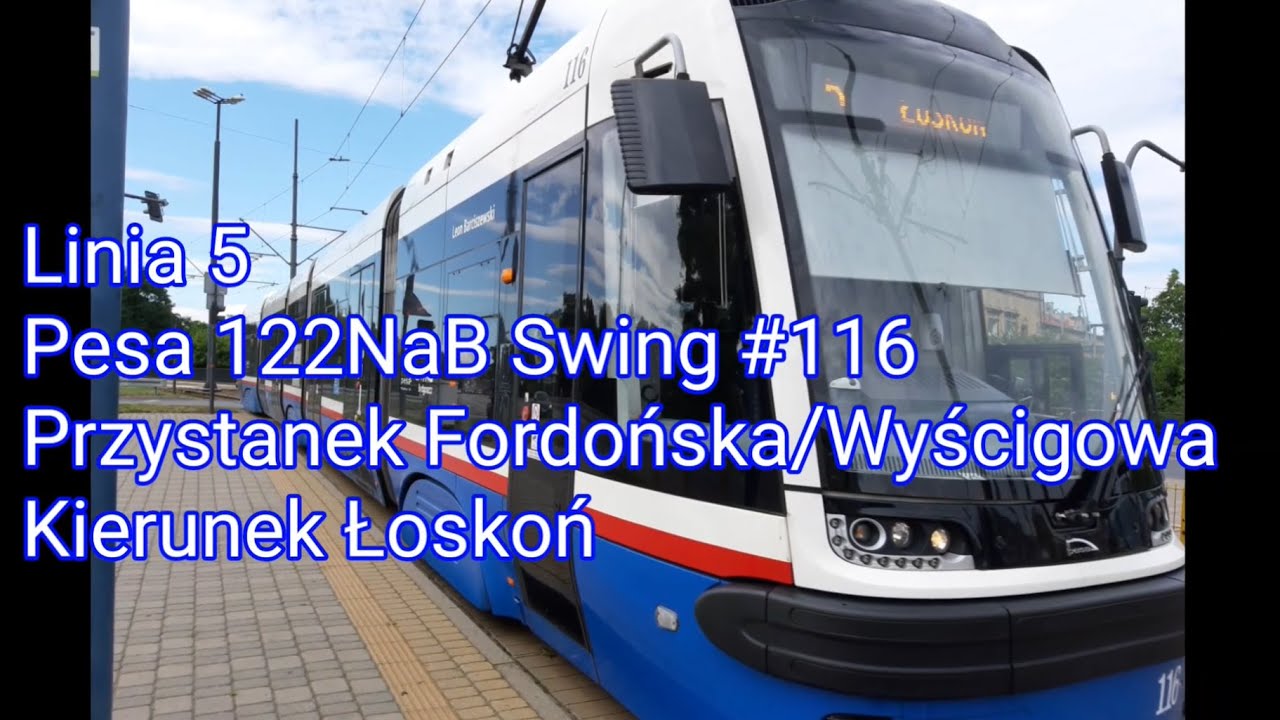 TF Bydgoszcz - Linia 5 - Pesa 122NaB Swing #116