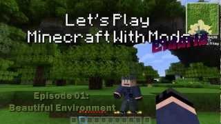 Lets Play Minecraft with Mods in Eldaria - Episode 01: Beautiful Environment