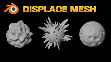 DISPLACE MESH with a Texture in Blender - Geometry Nodes