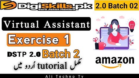 Virtual Assistant Exercise 1 Batch 2 Digiskills | digiskills virtual assistant exercise 1 batch 2