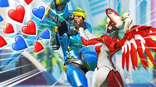 Playing Mercy with Pharah! ❤️ (Overwatch)