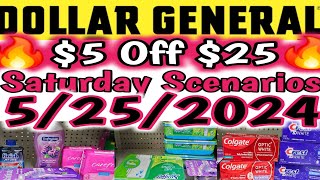 5\/25\/2024 🔥Dollar General Couponing this Week | 5 off $25 | #dollargeneral #5off25 #couponing