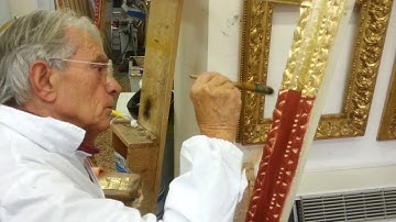 Gold leaf gilding | Water gilding