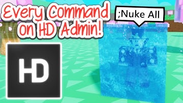How to Use Every HD Admin Command on Roblox!