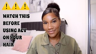 the DANGERS of using ACV & Low PH products on type 4 natural hair | Natural Nadine