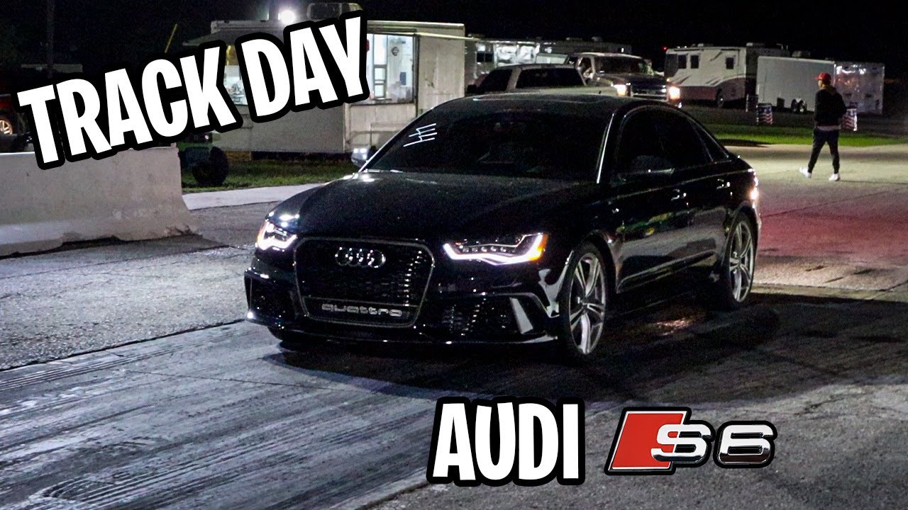 Audi S6 drag racing on the 1/8 mile!! - YouTube