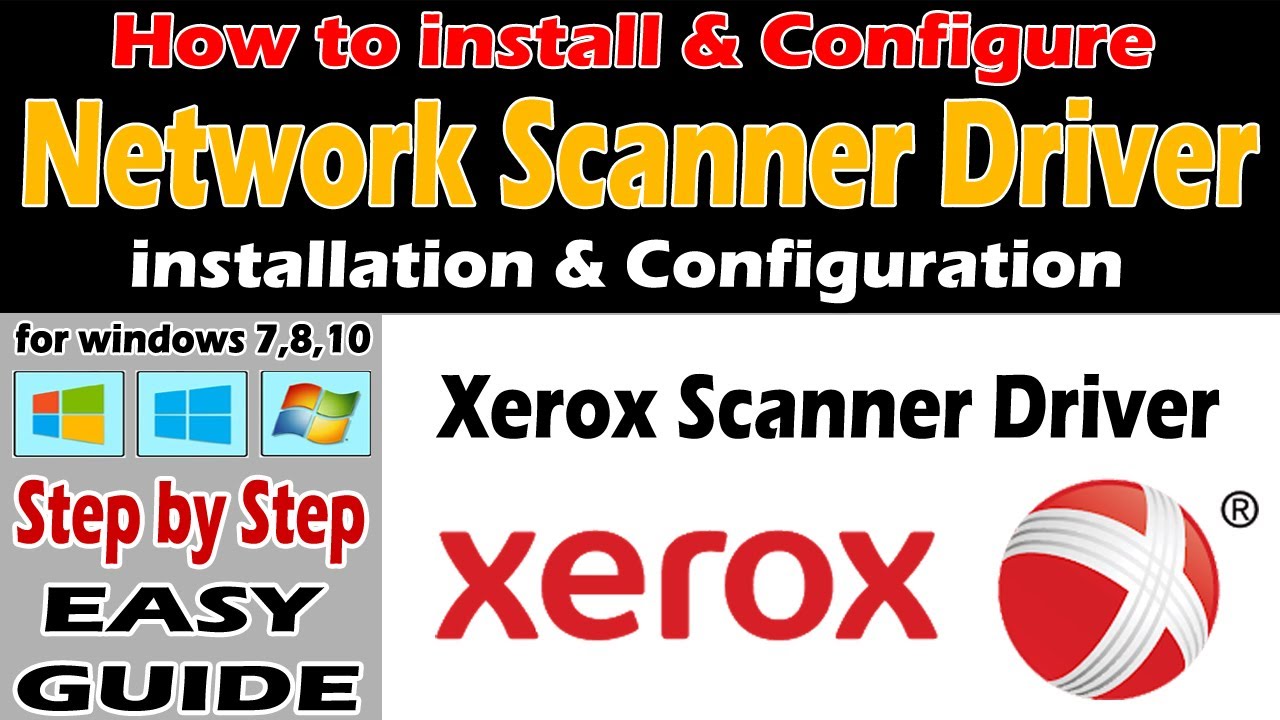 Xerox Scanner driver installation and configuration - YouTube