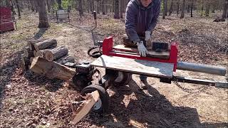 Almost 10yr review Harbor Freight Dual Direction 20 ton log splitter  PREDATOR 212cc