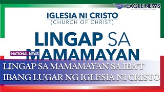 Lingap sa Mamamayan ng Iglesia Ni Cristo sa iba't ibang lalawigan