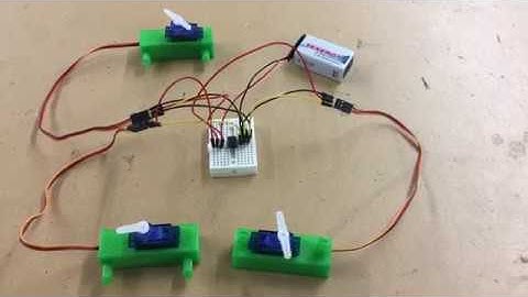 3D printed servo holders