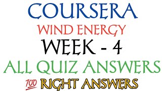 Wind Energy Week 4 All Quiz Answer | Aerodynamics and Materials Quiz Answer | Coursera