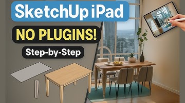 SketchUp iPad Magic: Stunning Dining Table Made with Only Basic Tools!