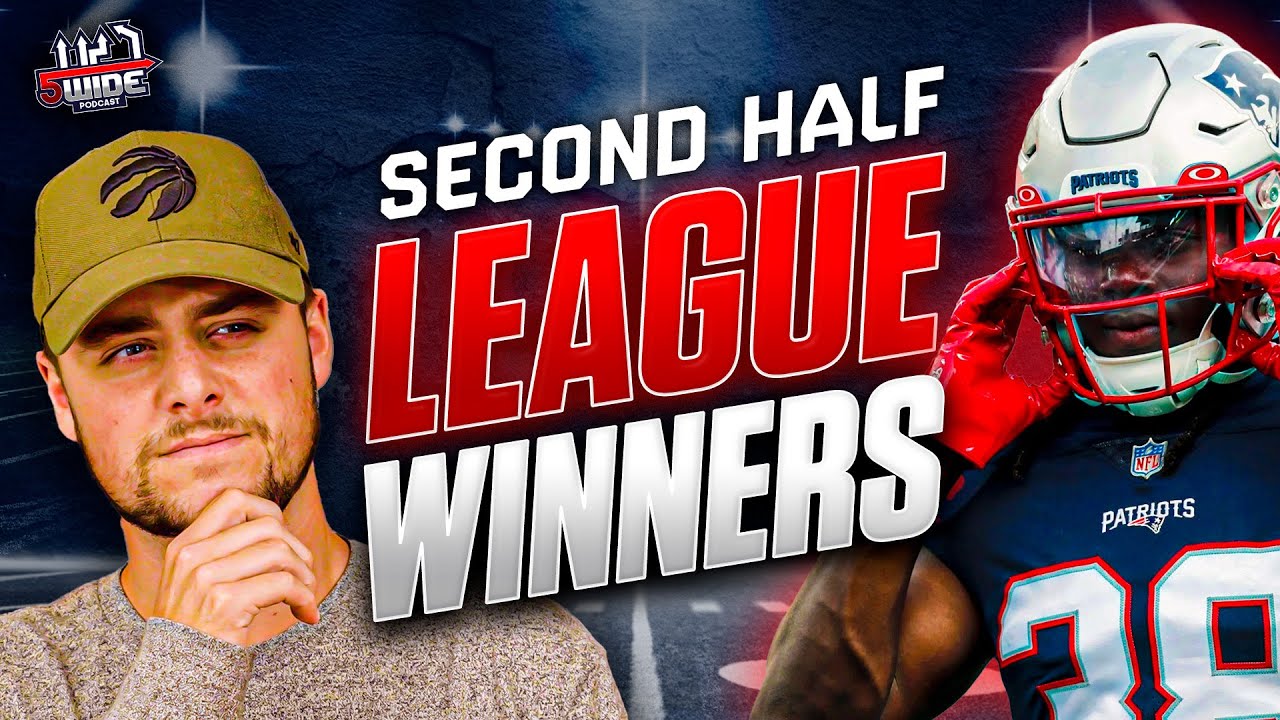 Second Half LEAGUE WINNERS for Fantasy Football 2023 5Wide Fantasy