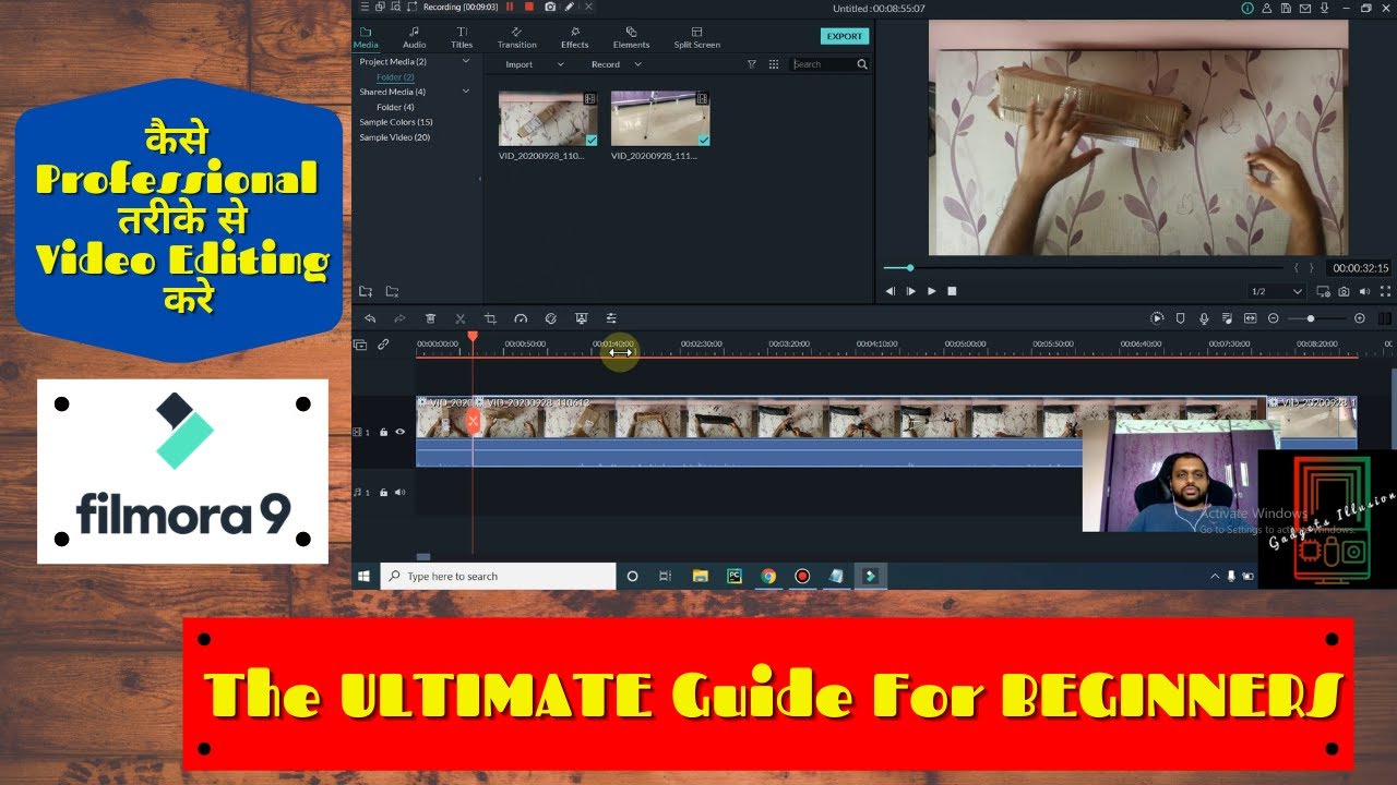 How to edit video in Filmora 9 | Tutorial For Beginners | 2020