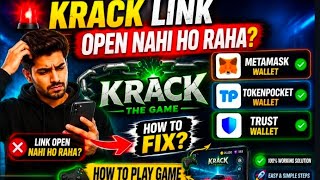 Krack Game link not opening | How to connect wallet | MetaMask screenshot 3