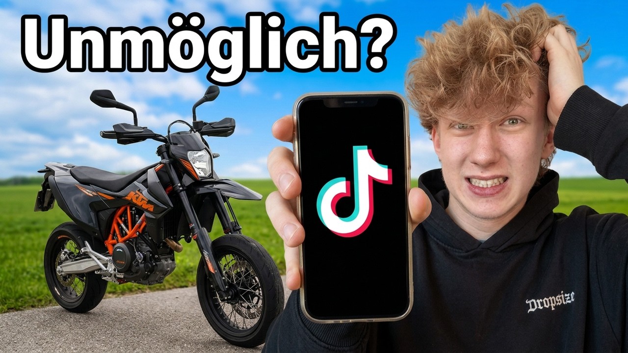 Durch TikToks mein Motorrad finanzieren! (Selbstexperiment)