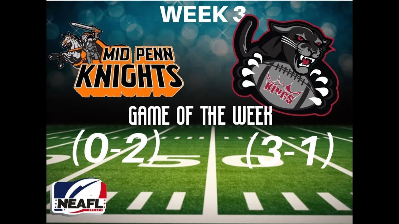Philadelphia Kings Mid Penn Knights NEAFL 4152023 YouTube