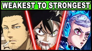 Every Black Bull RANKED from Weakest to Strongest! (Black Clover)