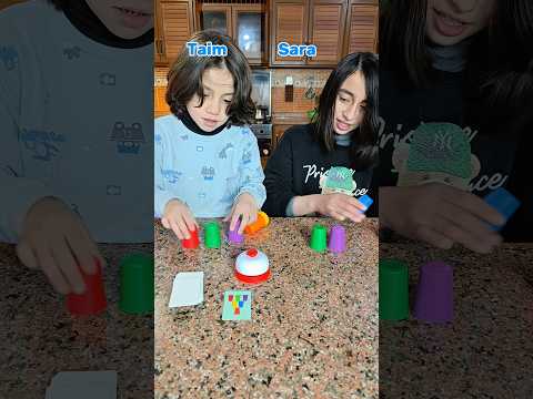 أسرع واحد يرتب الأكواب صح يفوز مستعدين