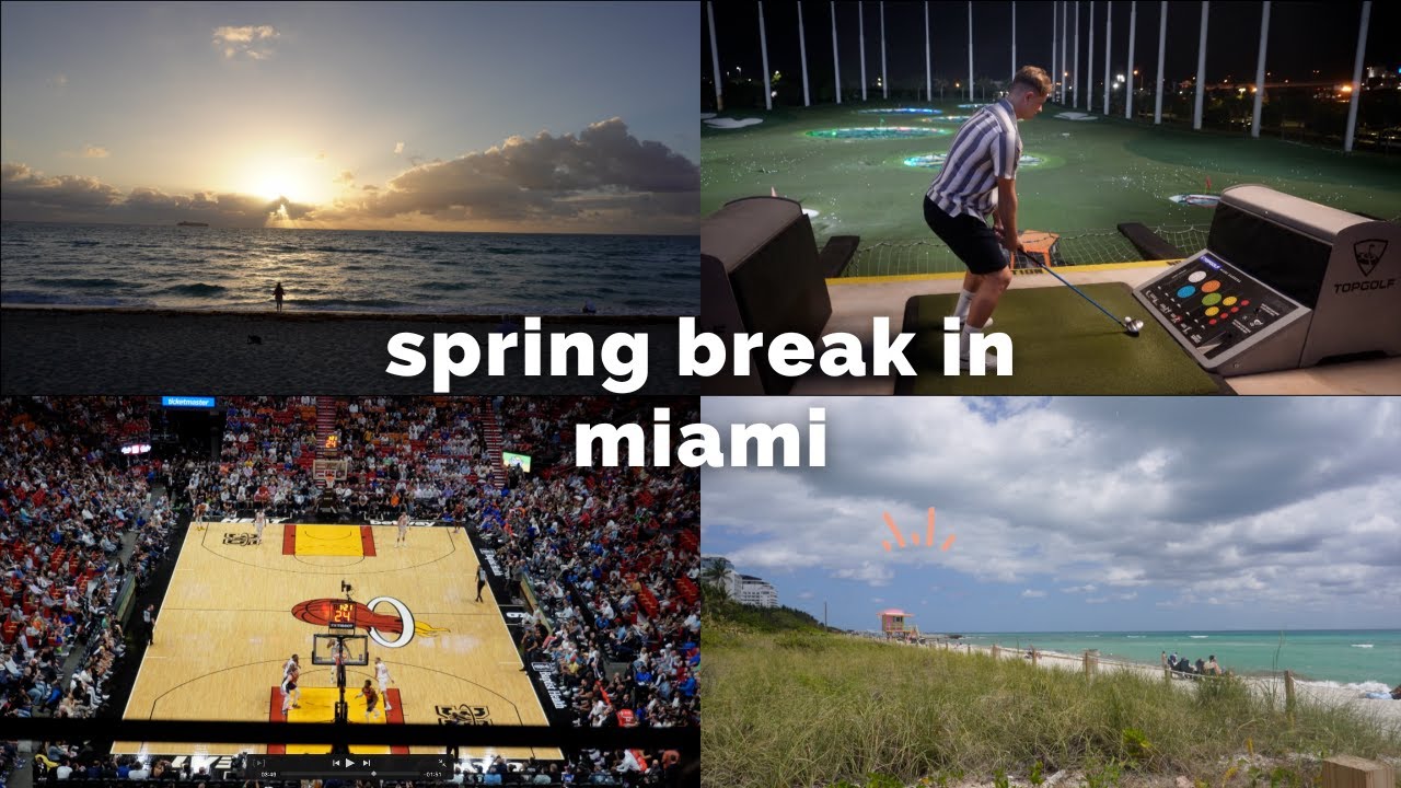 Spring break in Miami/vlog