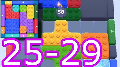 Color Block Jam Level 25-29 Walkthrough Gameplay