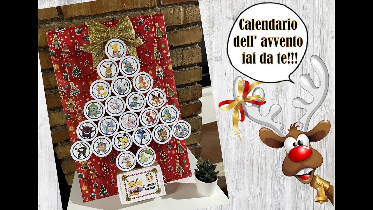TUTORIAL: CALENDARIO dell'AVVENTO/ALBERO di NATALE FAI DA TE con