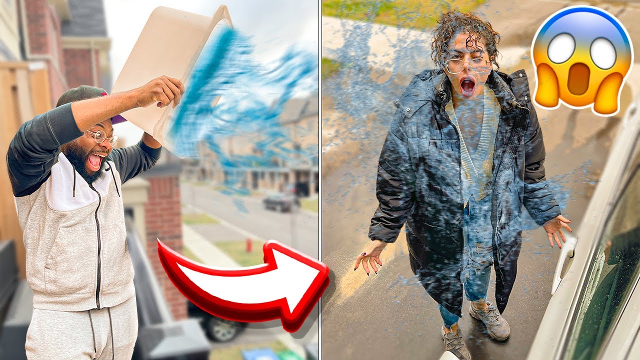 Making My WIFE Get FULLY DRESSED Then DUMPING WATER On HER PRANK (HILARIOUS)