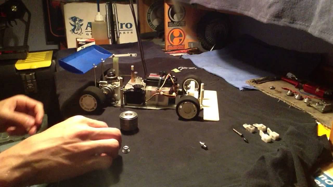 .049 cox nissan gtp rc car - YouTube