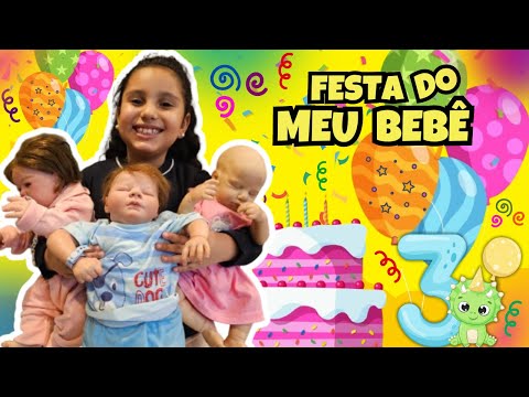 Niver do Bebê Reborn | Charlotte Baltar comemorou o níver do Matheus | Teve Bolo e Prabéns