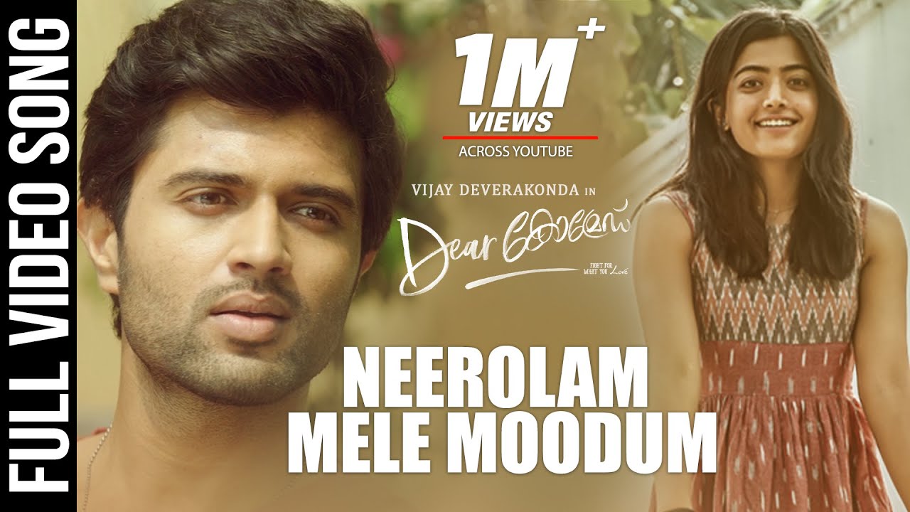 Neerolam Mele Moodum Video Song   Dear Comrade Malayalam  Vijay DeverakondaRashmikaBharat Kamma