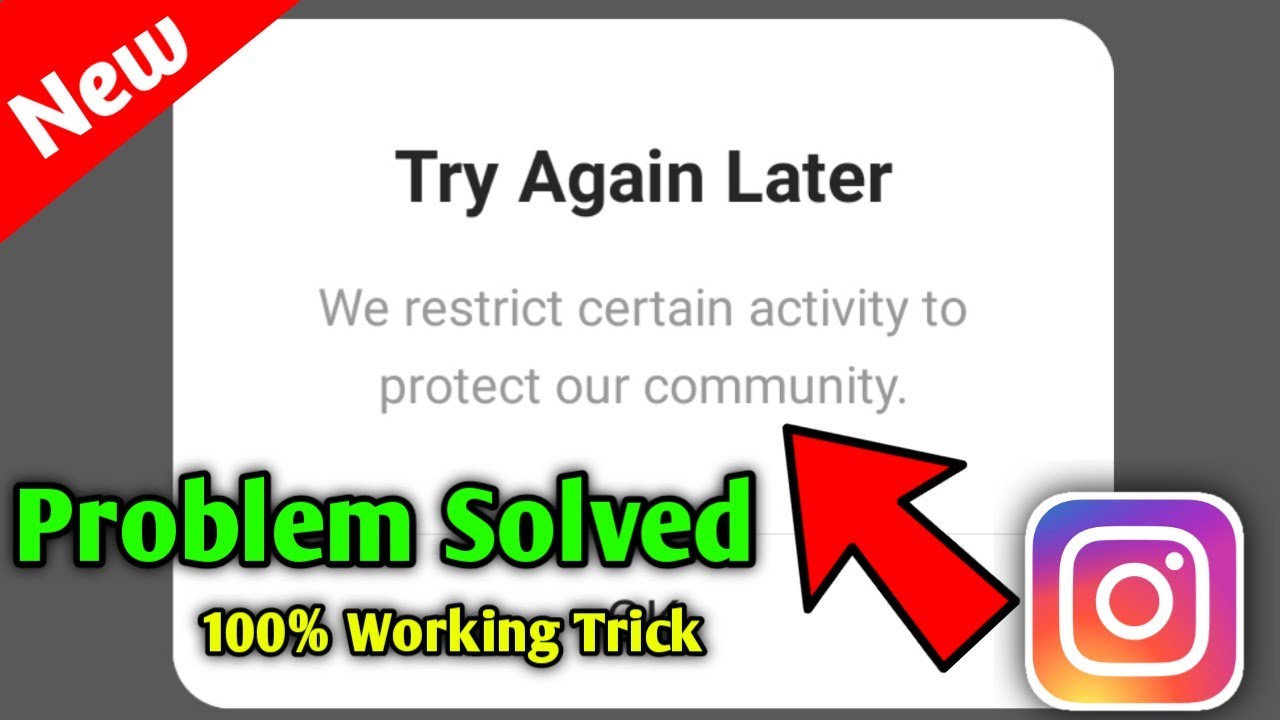 instagram try again later spam instagram try again later spam