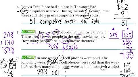 Lesson 1.12- Third grade Go Math