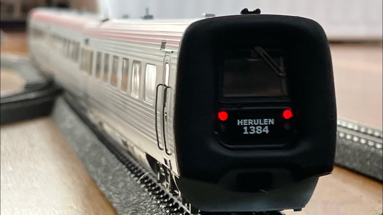 Nytt Modelltåg Dekas Kustpilen Y2KR 1384 Herulen med Ljud. New Model train Dekas Y2KR 1384 Herulen