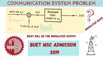 Communication System Math Solution | BUET Msc Admission | EEE Job Question Solution