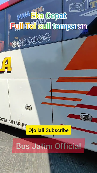 Eka Cepat Full Tol Panjang cull Tamparan #videobus #busjatim #ekacepat #shorts