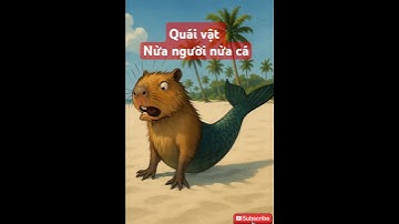 Capybara Biến thành nửa người nửa cá! #capybara