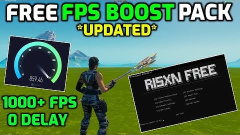 This FREE Tool will boost your fps and lower your input delay! | Chapter 2 Remix Ultimate Tweak