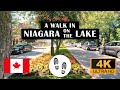 A Walk in Niagara On The Lake, Canada [4K]