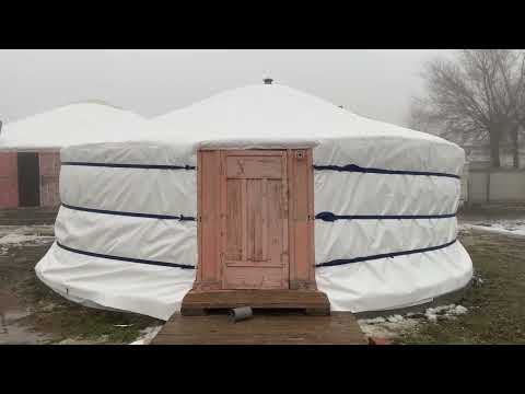 Ремонт юрты. Юрты