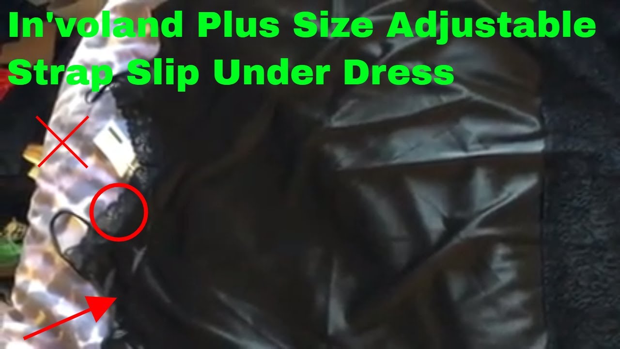 ✅  How To Use In'voland Plus Size Adjustable Strap Slip Under Dress Review