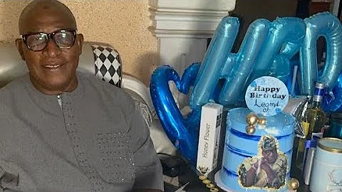 OGA BELLO SO HEALTHY AT 71 AS HE DANCED WITH HIS TWO LOVELY WIVES