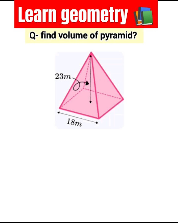 find-volume-of-square-based-pyramid-learn-geometry-mathsshorts