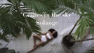 Video thumbnail of "Solange - Cranes in the sky LYRICS"